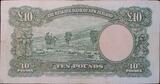 New Zealand Ten Pounds 1955 Twelve known serial numbers of the Hanna 4/F Ten pound note. Very rare. Fine