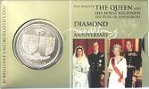 New Zealand Dollar 2007 Diamond Wedding Anniversary coin unz 15.61 £  +  14.74 £ shipping