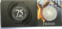 New Zealand Dollar 2009 75th Anniversary Reserve Bank unz 15.61 £  +  14.74 £ shipping