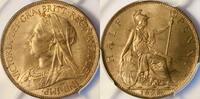 Great Britain Halfpenny Queen Victoria Old Head Coinage -