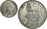 Great Britain Sixpence King George IV -