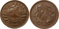 Switzerland 2 Rappen Confederation. -