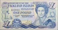Falkland Islands Pound Signature: H.T. Rowlands. -
