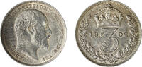 Great Britain Threepence 1902 King Edward VII Reign, 1901-1910. gEF-EF 22.54 £  +  14.74 £ shipping