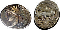 Italy Denarius B.C. 102 L. Cassius Caeicianus - Roman Republic. ss 162.99 £  +  14.74 £ shipping