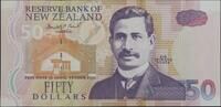 New Zealand 50 Dollars 1995 Special issue - red reverse serials.  70.22 £  +  14.74 £ shipping