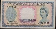 Malaya and British Borneo Dollar 1953 Queen Elizabeth s 23.07 &pound;  +  14.53 &pound; shipping
