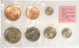 New Zealand Coin sert. 1965 Last Pre-Decimal Pink label. unz 12.82 &pound;  +  14.53 &pound; shipping