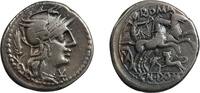 Italy AR Denarius B.C. 128 CN Domitius ss 174.33 &pound;  +  14.53 &pound; shipping