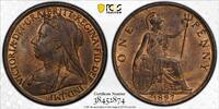 Great Britain 1D Queen Victoria -
