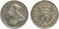 Great Britain Threepence Victoria Old head coinage -