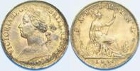 Great Britain Farthing Queen Victoria Young Head Coinage -
