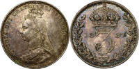 Great Britain Threepence Maundy Prooflike -