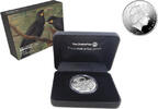 New Zealand 5 Dollars 2015 Extinct species series. Proof