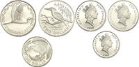 New Zealand One & Two dollar 1990-1993 Circulation sized special limited... 85.46 &pound;  +  14.53 &pound; shipping