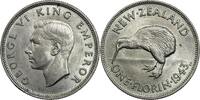 New Zealand Florin 1943 George VI. vz 35.89 &pound;  +  14.53 &pound; shipping