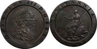 Great Britain Twopence 1797 George III, 'Cartwheel' Issue. gVF-aEF 157.24 &pound;  +  14.53 &pound; shipping