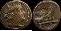 Italy Bronze Semuncia B.C. 215-211 Anonymous issue, rare this nice. gVF 229.02 &pound;  +  14.53 &pound; shipping