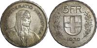Switzerland 5 Francs 1939 Confederation gVF-EF 36.75 &pound;  +  14.53 &pound; shipping