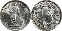 Switzerland 1 Franc 1964 Standing Helvetia st 28.78 &pound;  +  14.39 &pound; shipping