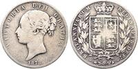 Großbritannien 1/2 Crown Victoria 1837-1901. -