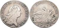 Brandenburg Preussen Taler Friedrich II. 1740-1786. -