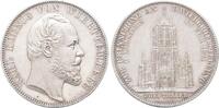 Württemberg Doppelter Vereinstaler Karl 1864-1891. Ulmer Münster. Ohne Randschrift. -