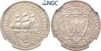Weimarer Republik 3 Mark 1927 A. Bremerhaven. Kl. Kratzer, polierte Plat... 429.14 £  +  39.01 £ shipping