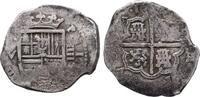 Spanien Cob 4 Reales Philip III. 1598-1621. Ship Treasure. -