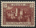 MONACO 5 F 1922 5 F brun FONCE, 'Palais Princier', variété peu commune !... 52.02 £  +  12.14 £ shipping