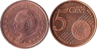 VATICAN 5 c 2002 JEAN PAUL II Unz 78.03 £  +  12.14 £ shipping