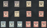 MONACO 1937 Timbres-taxe surchargés ss MNH 55.48 £42.48 £  +  12.14 £ shipping