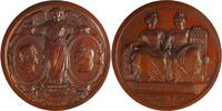 Belgium / France Historical medal Leopold I / Louis Philippe I Inauguration of the Brussels–Paris Railway Line -