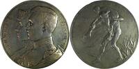 Belgium Historical medal King Albert I and Queen Elisabeth of Belgium – Mutual Aid in Wartime / Devreese -
