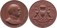 Personenmedaillen Bismarck Bronzemedaille von Schwenzer Otto von Bismarck, zum 50. Dienstjubiläum und 70. Geburtstag -