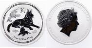 Australien 50 Cents 2018 1/2 Unze Feinsilber, Jahr des Hundes Stempelgla... 24.27 £  +  7.80 £ shipping