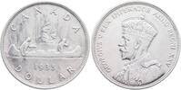 Kanada Georg V. 1931-1936, Kanu Dollar 1935 sehr schön
