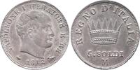 Italien 5 Soldi Silber Königreich unter Napoleon I. 1804-1814 -