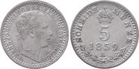 Österreich Habsburg 5 Kreuzer 1859 A Franz Joseph I. 1848-1916 vorzüglich 13.00 £  +  7.80 £ shipping
