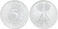 BRD 5 Mark 1974 J Kursmünze stempelglanz 9.54 £  +  7.80 £ shipping