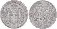 Hamburg 5 Mark 1893 J sehr schön, RF 129.18 £  +  26.00 £ shipping