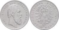 Württemberg 5 Mark 1888 F Karl 1864-1891 schön-sehr schön, kl. RF 85.83 £  +  26.00 £ shipping