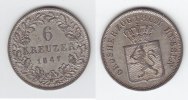 Hessen-Darmstadt 6 Kreuzer <i>Ludwig II. 1830-1848</i> -