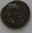 Denarius Tiberius , Lugdunum, AD 14-37. XF. Beautiful Style
