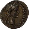  Tiberius , Lugdunum,  AD 14-37.  XF. Beautiful Style Denarius  