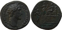  Antoninus Pius augustus, AD 138-161.  **EXTREMELY RARE ** Sestertius  vz
