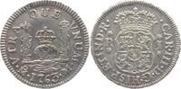 Mexiko Real 1763 Carlos III. 1760-1788. vorz&uuml;glich 241.21 &pound;  +  11.85 &pound; shipping