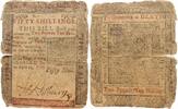 Vereinigte Staaten von Amerika / USA 50 Shilling 25.4.1759 stark gebraucht 230.73 &pound;  +  11.96 &pound; shipping