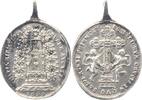 Wallfahrt (deutschsprachig:A, CH, CZ, H, I, F) imm Ovale Medaille 1699 Augsburg O.-Öse, Flecken, EF