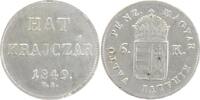  6 Kreuzer für Ungarn 1 1849 NB Revolutions-Prägungen 1848-1849. vorzügl... 108.37 £  +  7.80 £ shipping